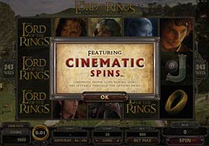 Lord of the Rings Online Slot