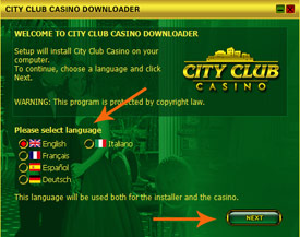 Online slots at City Club Casino