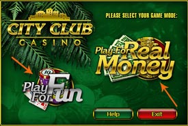 Online slots at City Club Casino