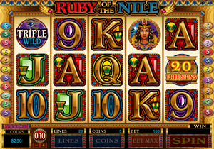 Play Ruby of the Nile Slot Game Online