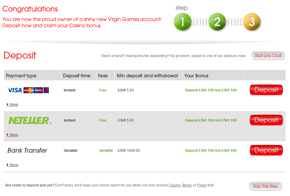 Get your Virgin Games Casino welcome bonus