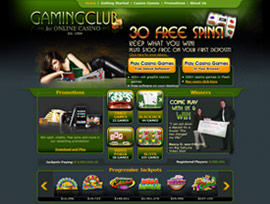 Play Slots at Gaming Club Casino