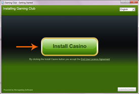 Install Global Club Casino Software